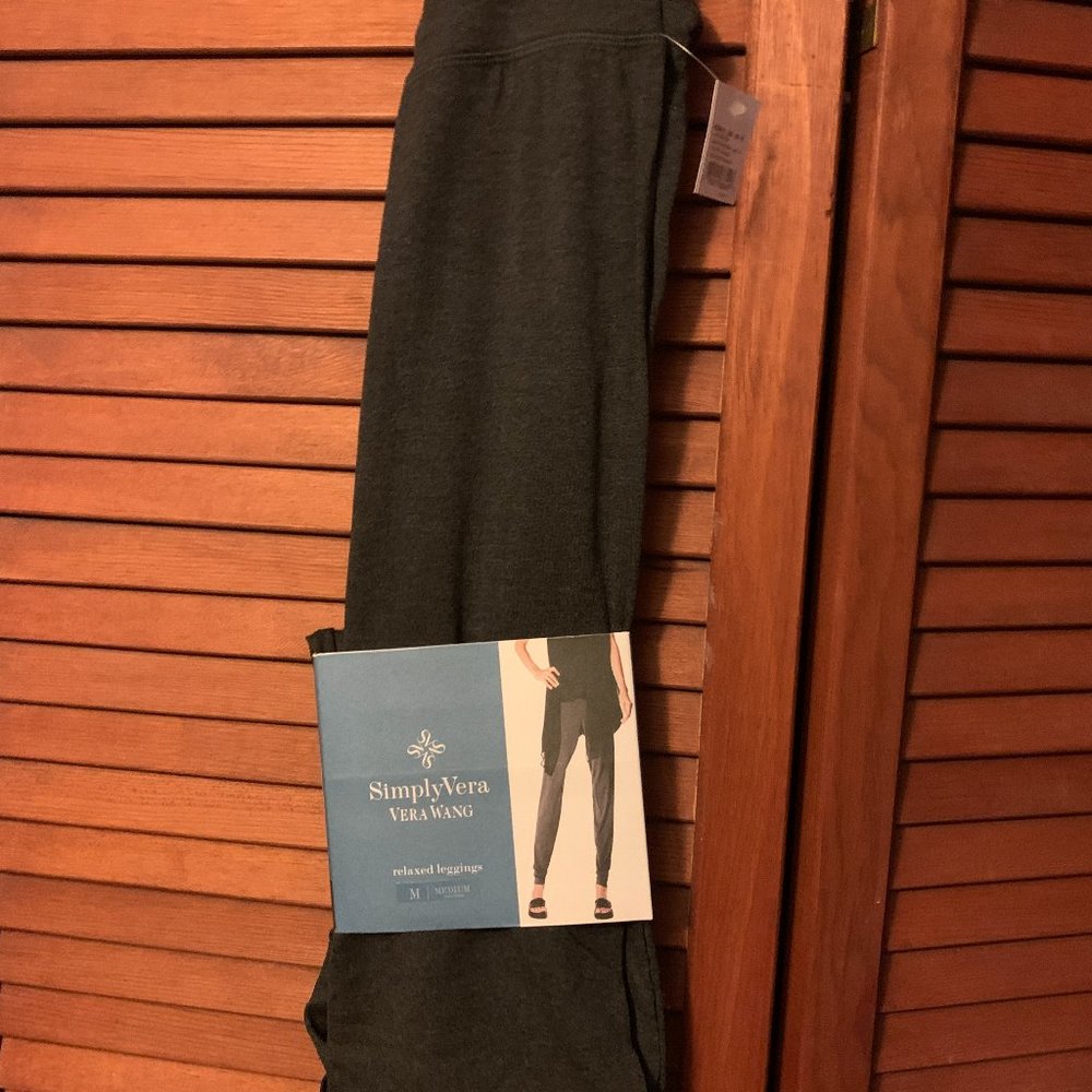 Simply Vera Vera Wang Relaxed Fit Leggings GREY